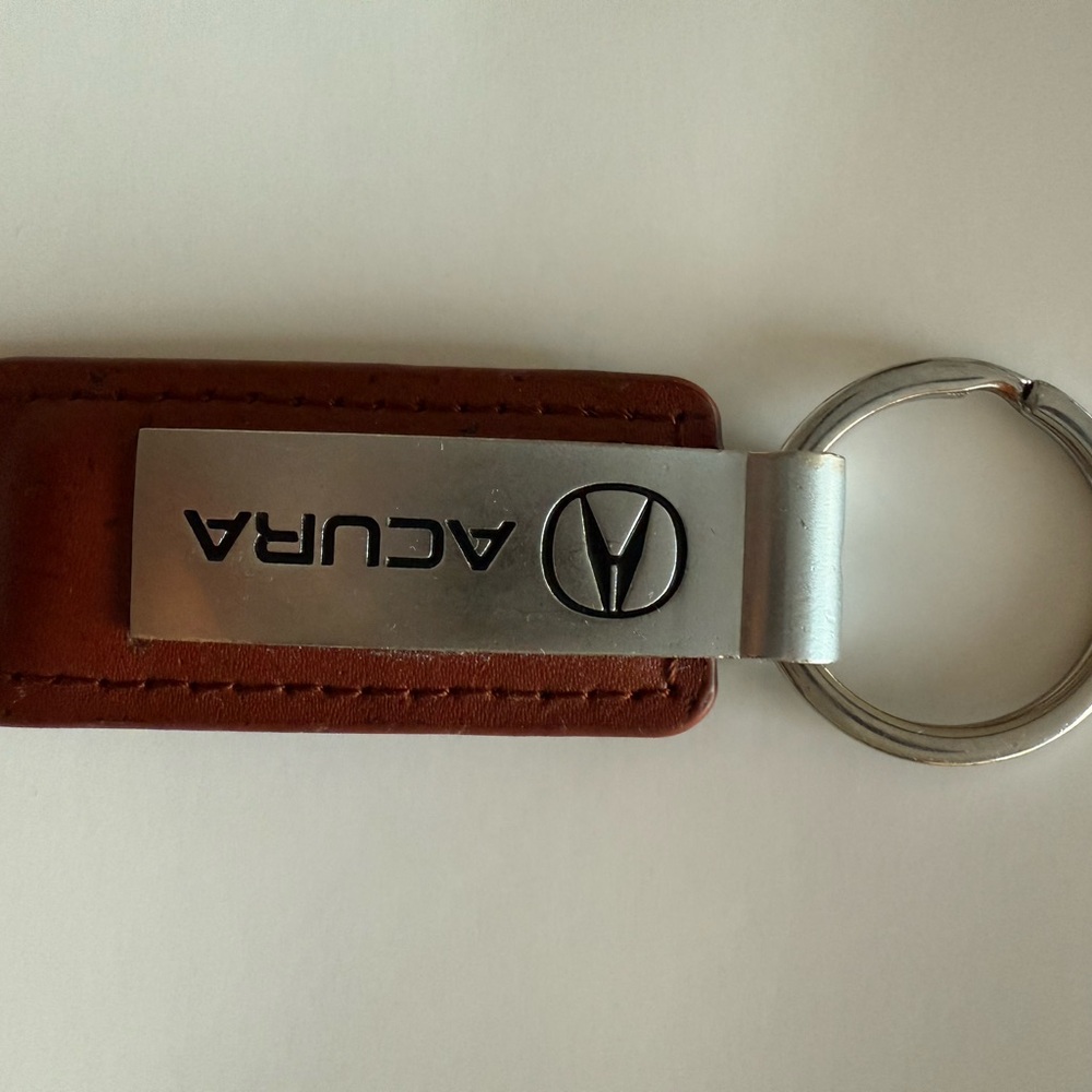 Brown and Silver Key Holder